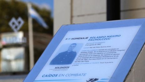 Restauración - monumentos - plaza malvinas