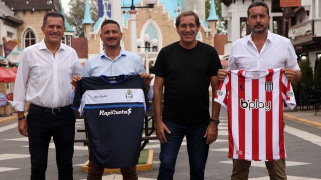 en la previa al clasico, garro se reunio con dirigentes de gimnasia y estudiantes