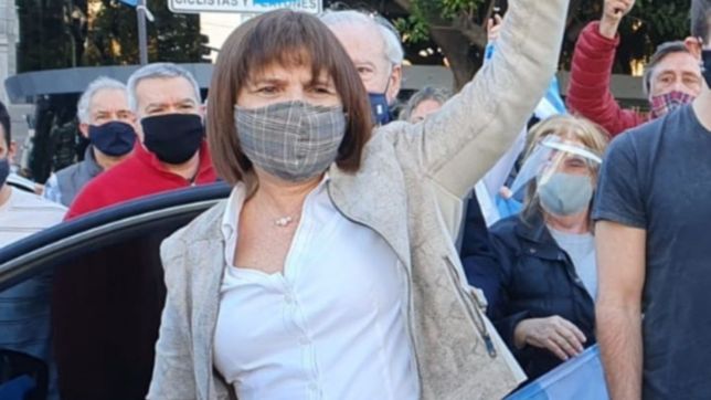 patricia bullrich confirmo que tiene coronavirus: me lo pesque