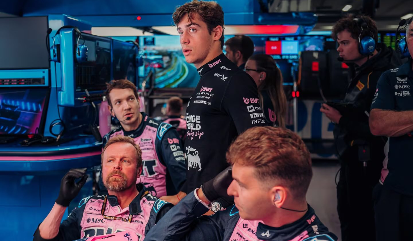 Colapinto tests Barcelona