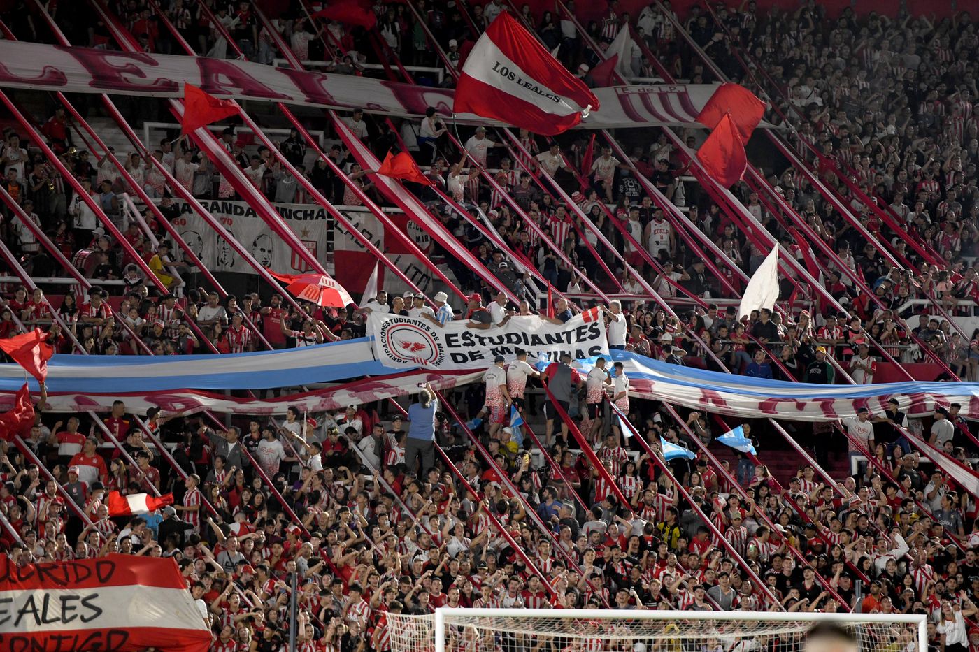 Los hinchas de Estudiantes volverán a copar el Estadio UNO. Los hinchas de Estudiantes volverán a copar el Estadio UNO.