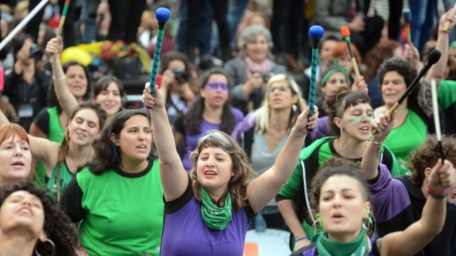 el agite en la previa a la gran marcha del encuentro feminista en la plata: todo el cancionero