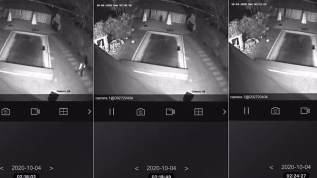 video: se metieron a robar en una casa de la plata mientras las victimas dormian
