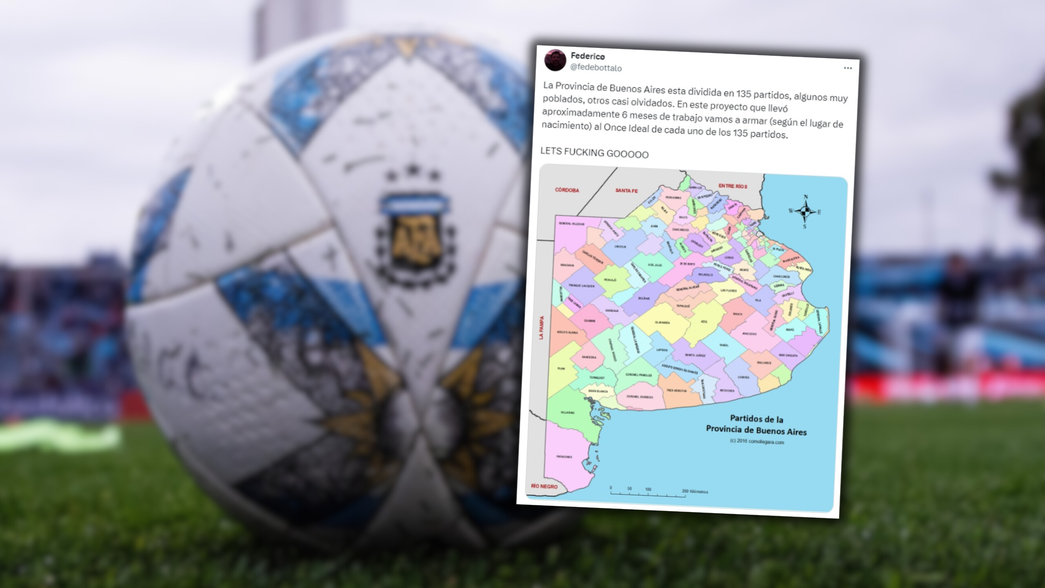 Un tuit con las selecciones de los 135 municipios se volvió viral