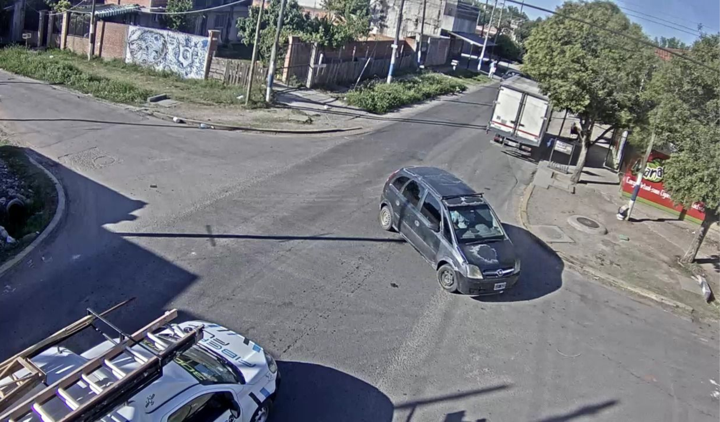 Auto que atropelló a Eugenia Carril