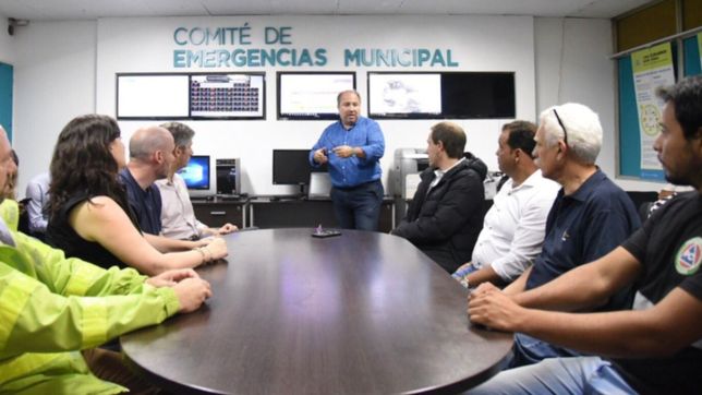 el intendente garro lamento la muerte de dos vecinos de tolosa tras el fuerte temporal