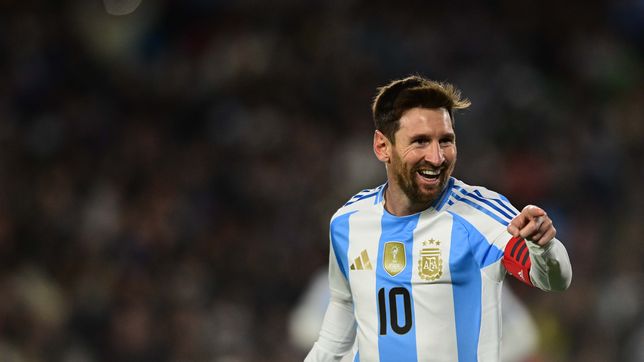 en la despedida de lionel messi, la seleccion argentina brillo en el monumental y goleo a venezuela