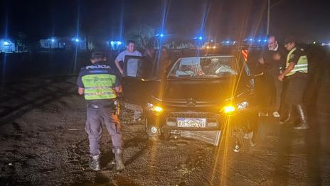 Un platense embistió un caballo en Ruta 11 en medio de un choque múltiple