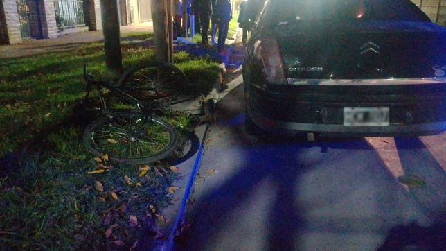 una nena de 13 anos termino en el hospital tras ser atropellada