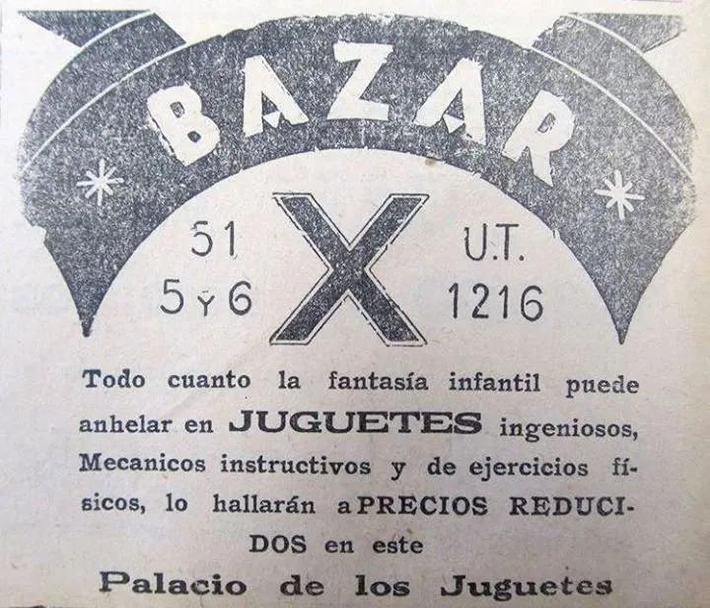 Afiche publicitario del negocio. 
