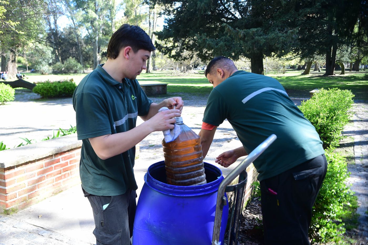Las pilas y el aceite vegetal usado pueden entregarse en las delegaciones de la Comuna