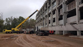 el bosque recibio las estructuras para iniciar la obra que esperan todos los hinchas de gimnasia el bosque recibio las estructuras para iniciar la obra que esperan todos los hinchas de gimnasia