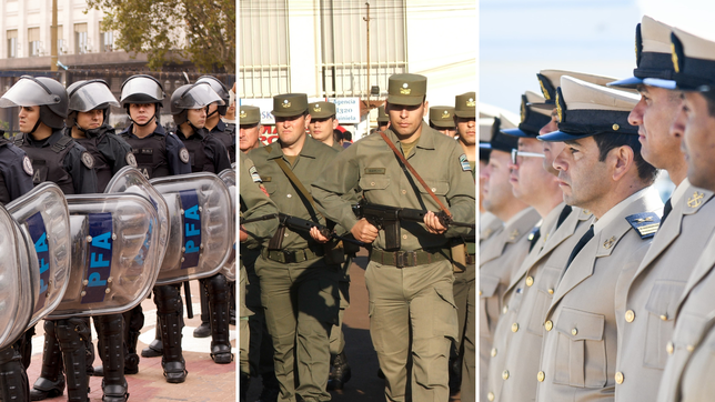 ¿como quedaran los salarios de la gendarmeria, la prefectura y la policia federal?