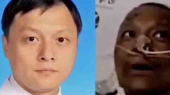 reaparecio el medico chino que cambio de color por un tratamiento contra el covid-19