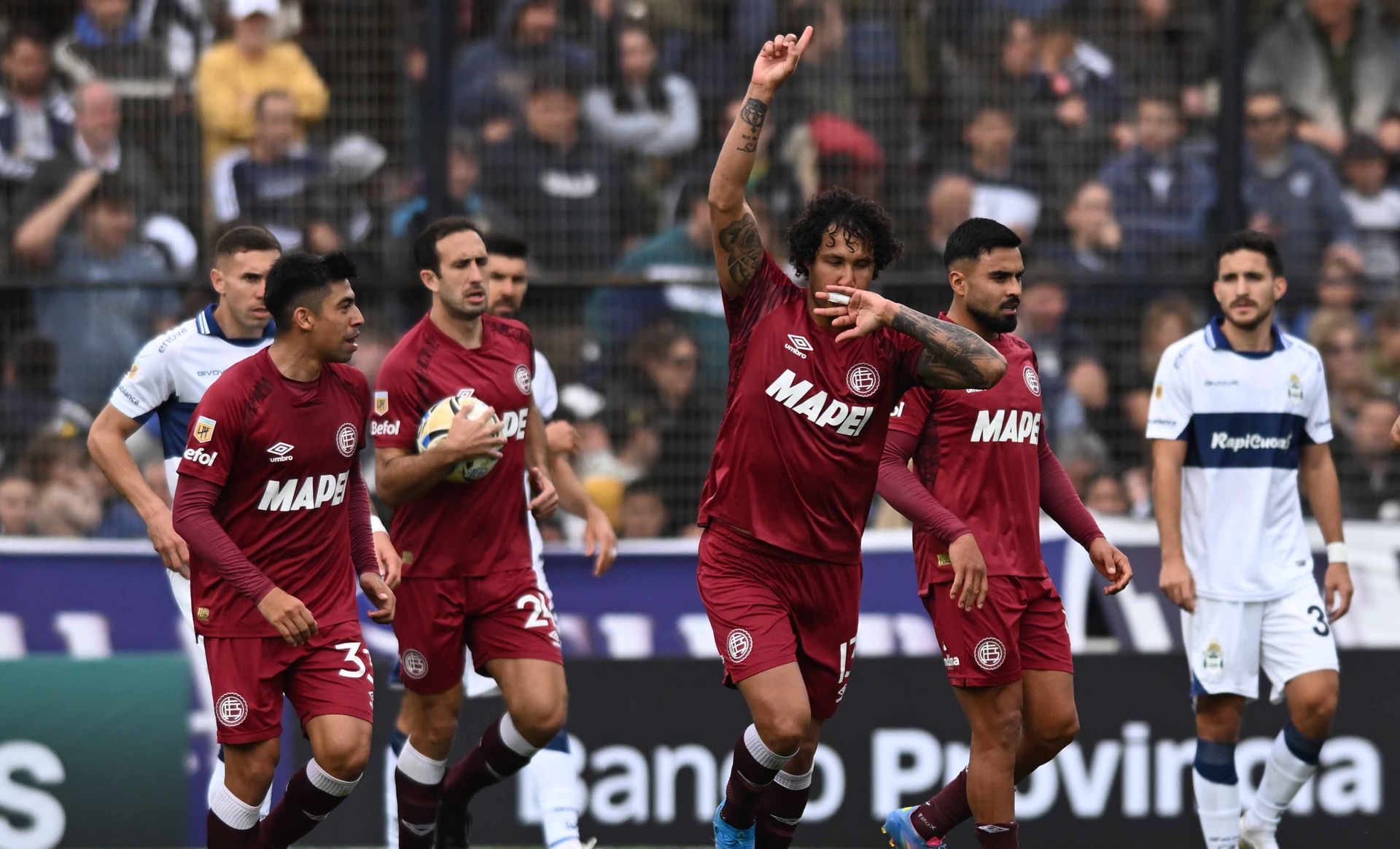 Gimnasia Lanús festejo