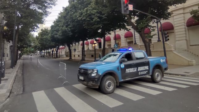 el mapa con todas las calles de la plataque estan cortadas por la filmacion de  netflix