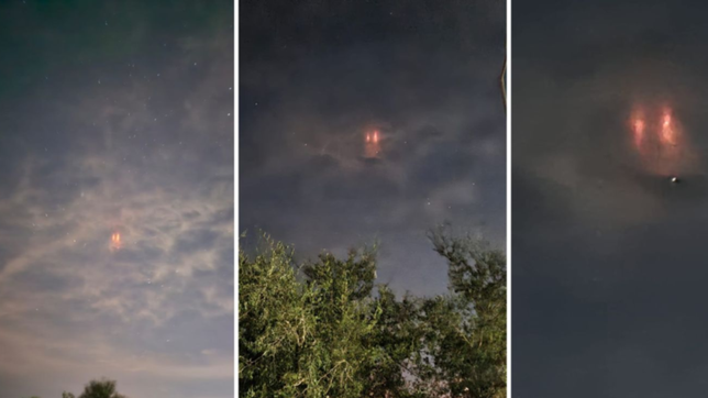 en primera persona, el relato del ciclista que grabo las extranas luces en el camino negro