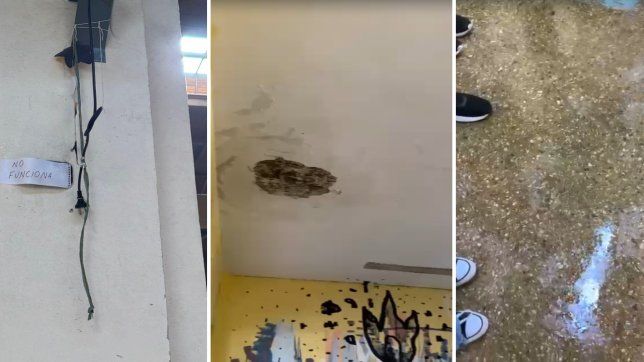 apuntan al consejo escolar por el deplorable estado de otra escuela de la plata