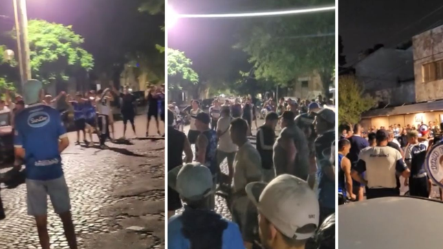 video: con bombos y banderas, asi despidieron los hinchas de gimnasia a manu sanchez