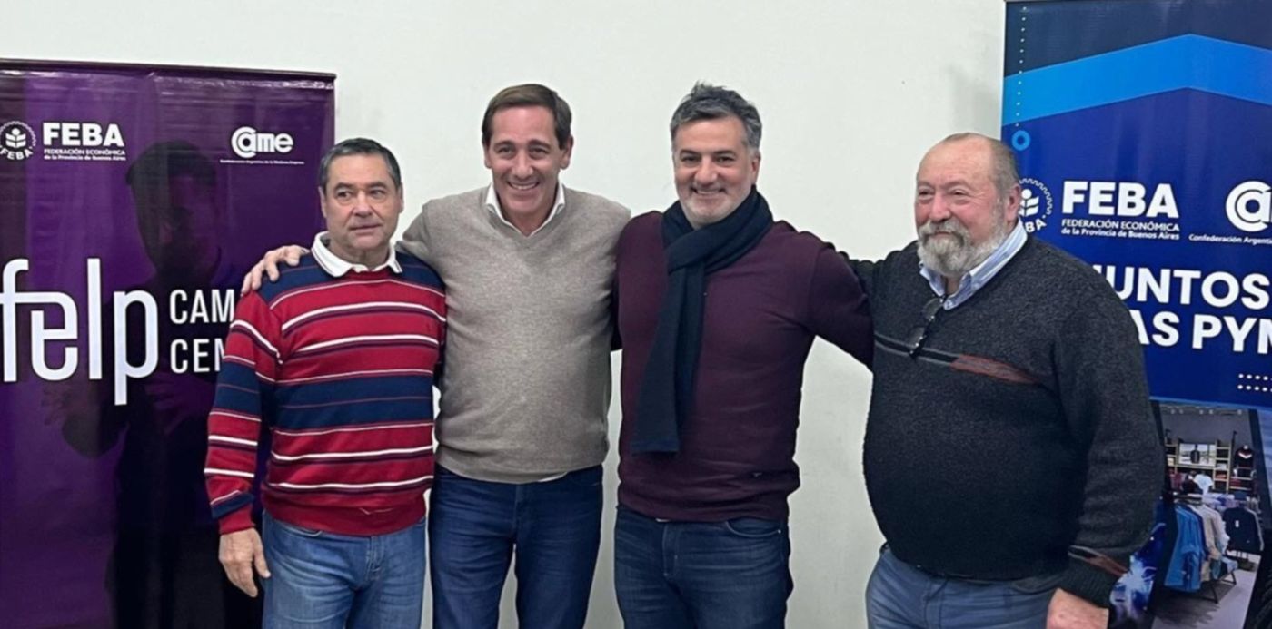 Garro con la Federación Empresaria La Plata (FELP)