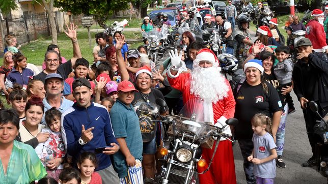 reconoceran a los aguilas por sus tradicionales caravanas solidarias