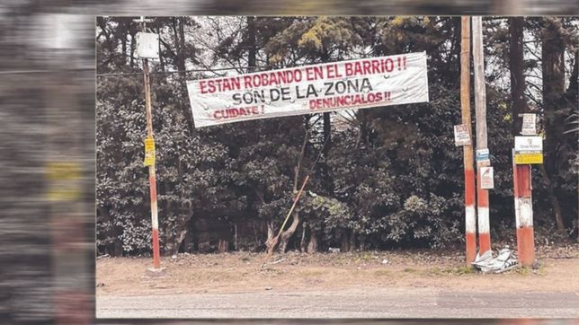 cansados de los robos, vecinos decidieron alertar con un pasacalle en city bell