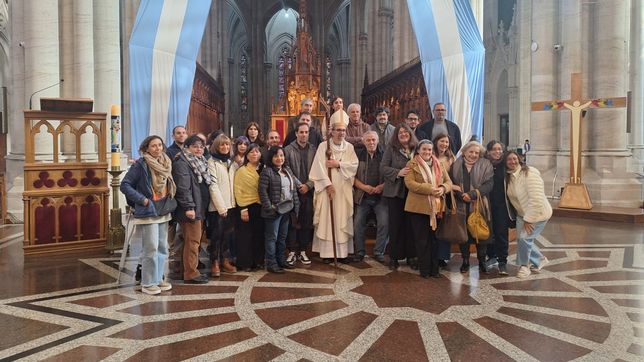 el arzobispo de la plata celebro la misa por el jubileo de los periodistas y comunicadores de la arquidiocesis