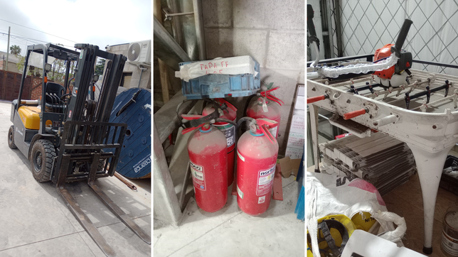 vacian los depositos de un corralon en la plata y venden todo a precios de remate