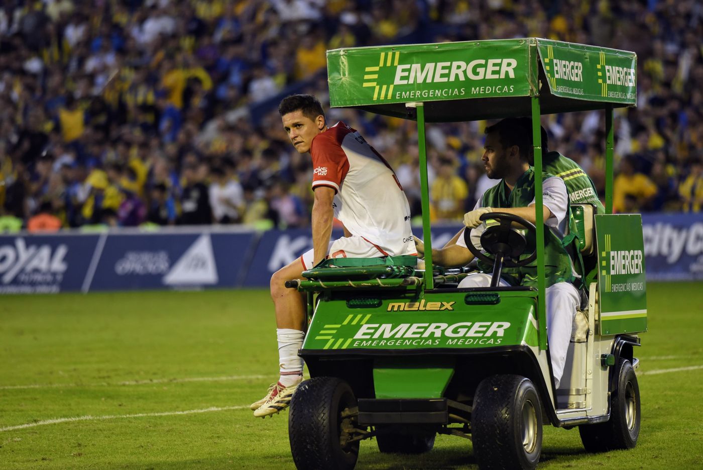 Rosario Central Estudiantes Carrillo lesión.jfif