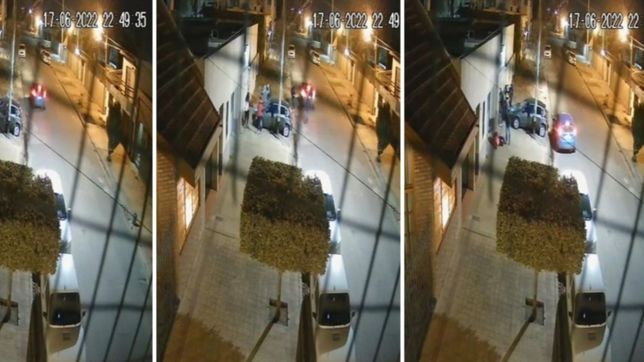 video: culatazos, amenazas y tension en un frustrado robo en villa elvira