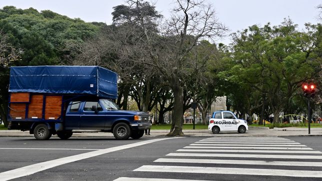 abrieron el transito en plaza rocha y ya se puede circular por las calles sin adoquines
