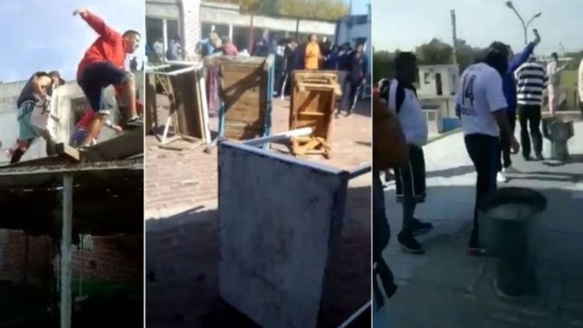 los presos se grabaron y mostraron desde adentro como fue el motin en la unidad 10 de melchor romero