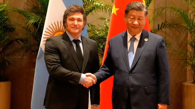 javier milei concreto su encuentro con el lider chino xi jinping
