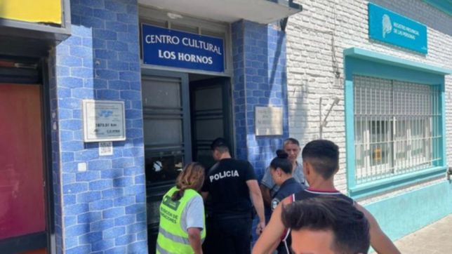 vandalismo en la delegacion de los hornos: procesaron a los detenidos