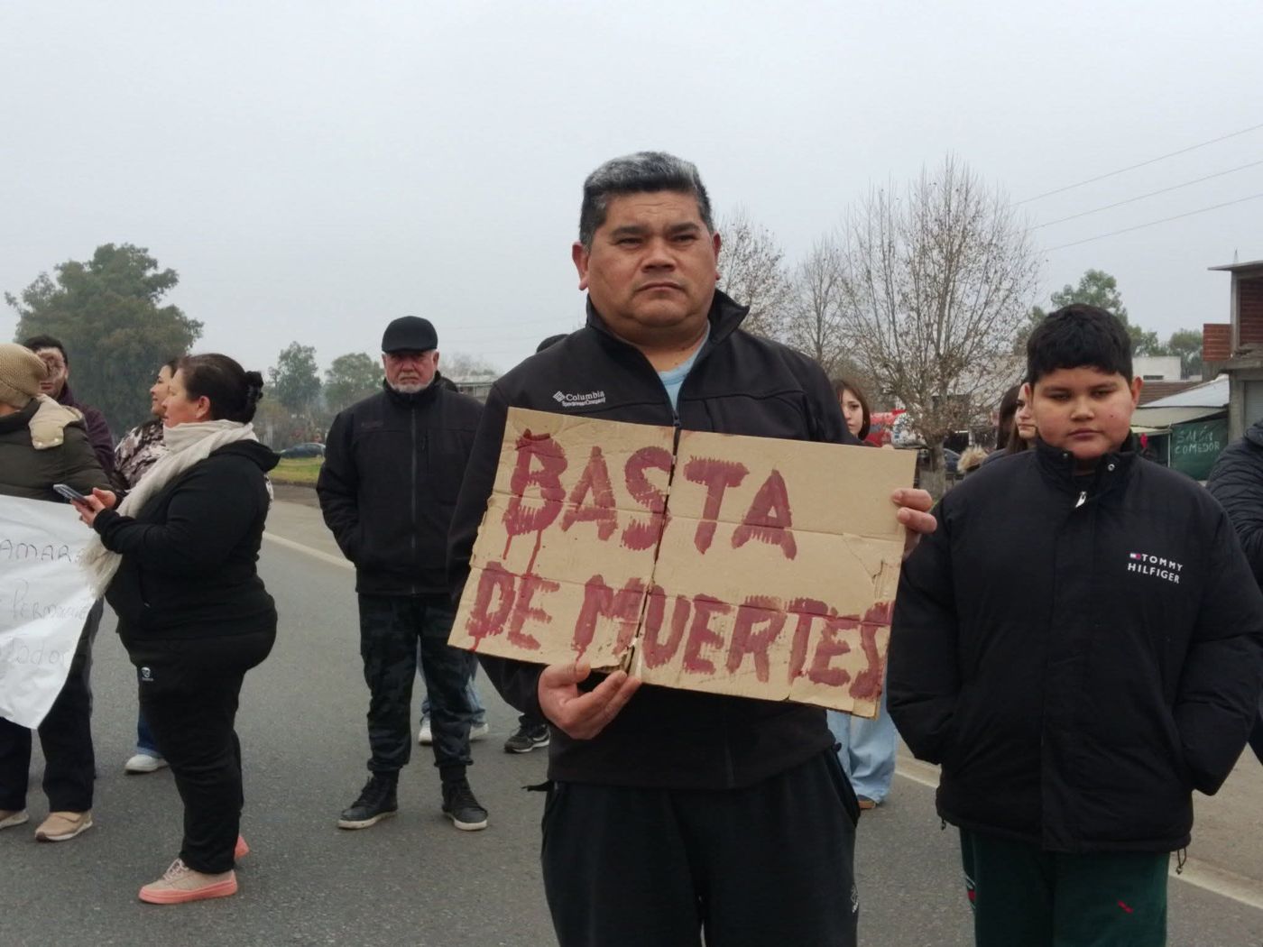 Manifestación El Peligro Ruta 2 accidente muertes al volante (5)