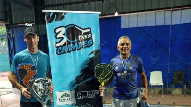 la dupla platense leguizamon-dangelo se impuso en el torneo 3 ciudades de padel