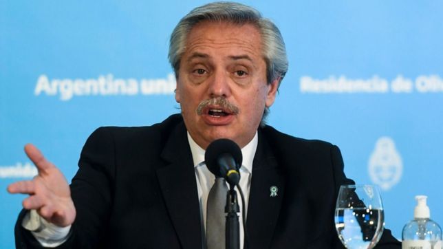 alberto fernandez: los distritos con clases presenciales estan jugando con fuego