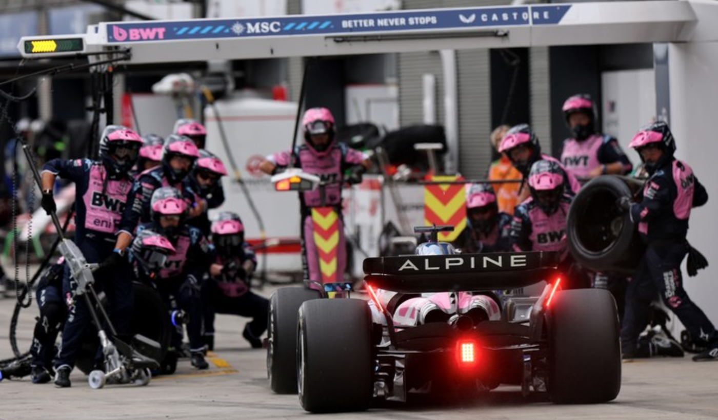 Franco Colapinto GP Hungría Boxes