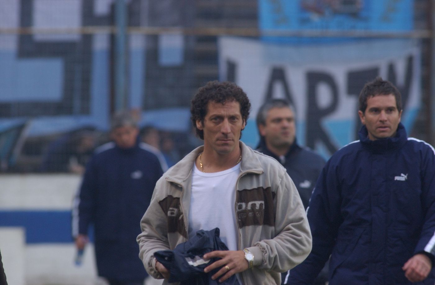 Pedro Troglio, en su primer paso por Gimnasia.