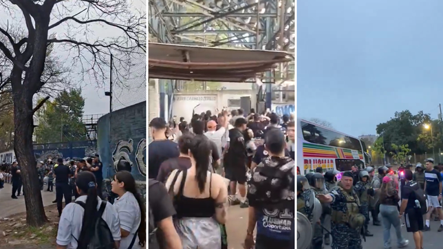 insultos, tension e increpaciones en el bosque tras la derrota de gimnasia ante talleres