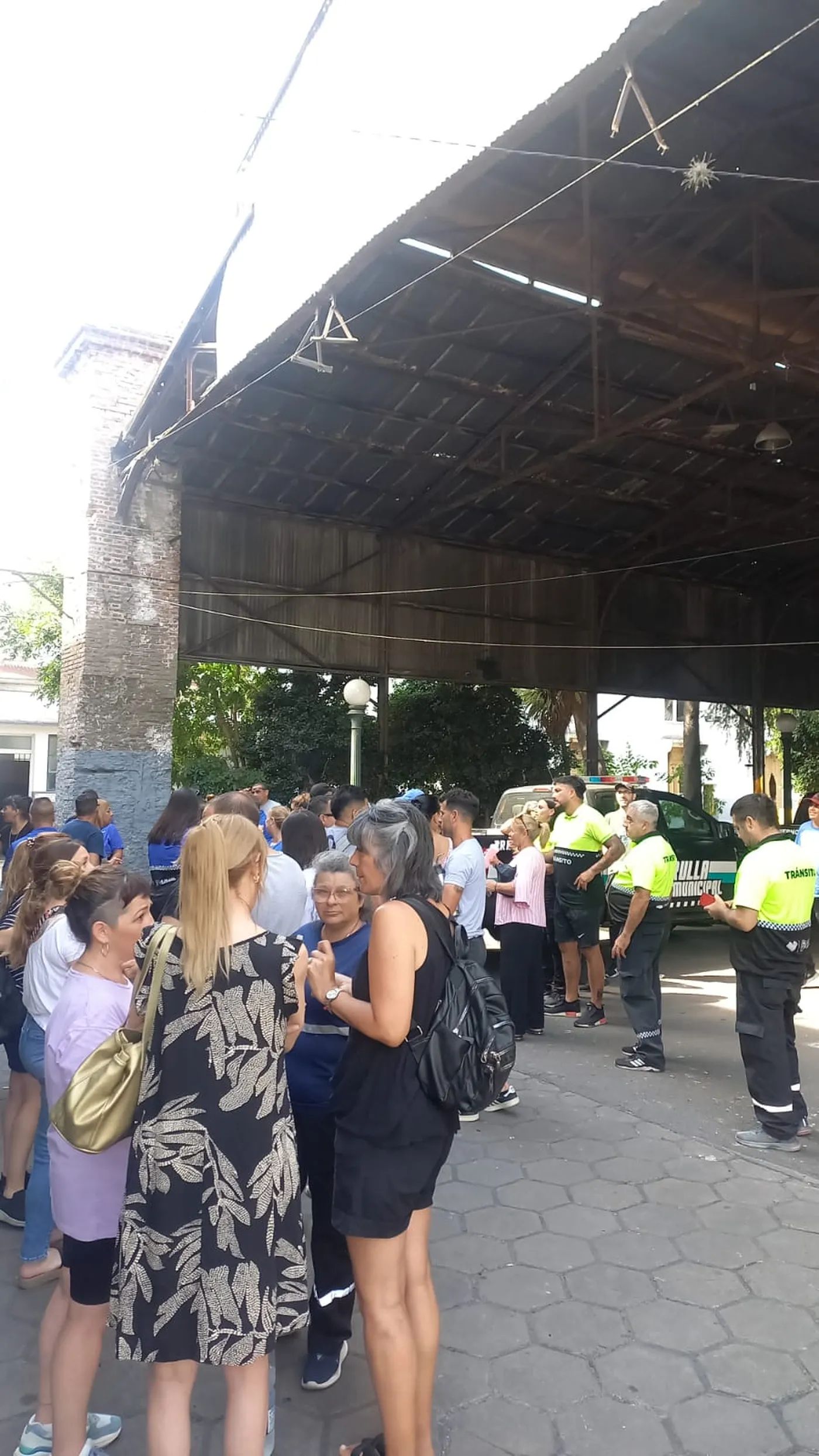 La protesta en Control Urbano