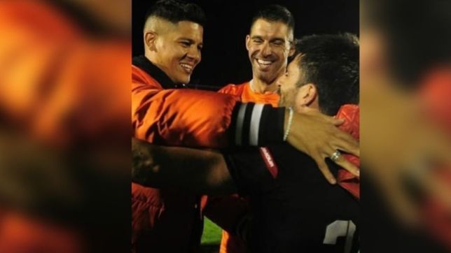 la libertadores y un regalo especial: la promesa que le hizo el chapu brana a marcos rojo