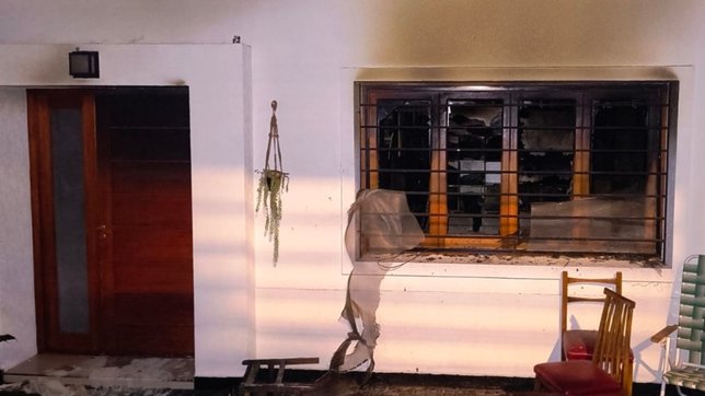 bomberos rescataron a un jubilado de 89 anos atrapado en un incendio