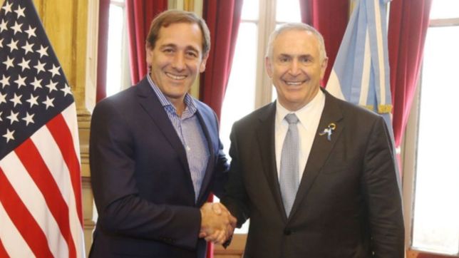 el embajador de estados unidos estuvo en la plata y fue recibido por julio garro