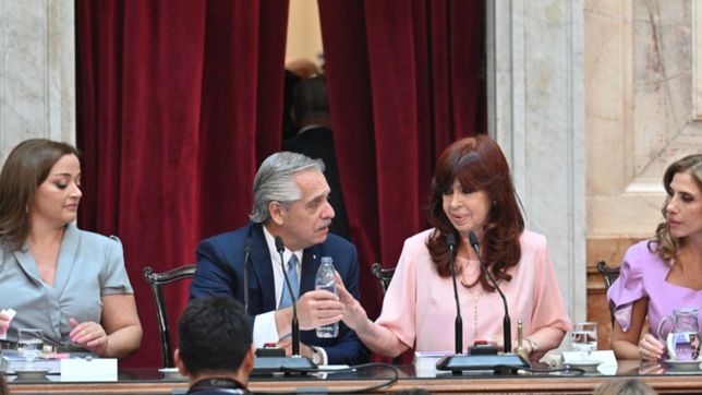 video: cfk reto al presidente alberto fernandez en plena asamblea legislativa