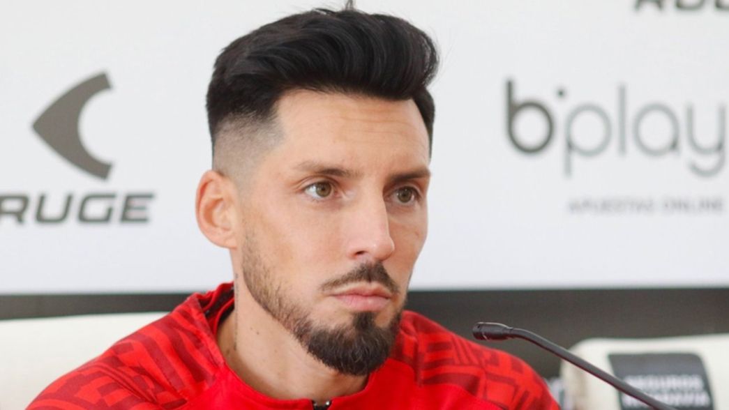 La emoción de Sosa en la presentación oficial del regreso al Pincha