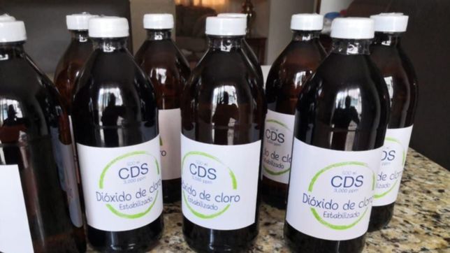 la anmat reforzo la recomendacion de no consumir dioxido de cloro