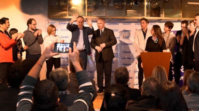 uno por uno, todos los candidatos de la lista del lavagnismo que encabeza gabriel crespi