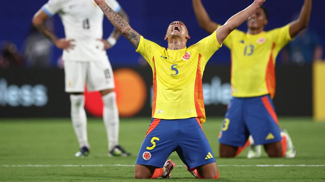 colombia le gano a uruguay y sera rival de argentina en la final de la copa america
