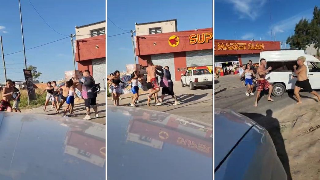Violento cruce a golpes en La Plata luego de un accidente de tránsito